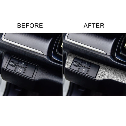 For Honda Civic 2016-2019 Car Headlight Switch Panel Diamond Decorative Sticker, Left-hand Drive by buy2fix