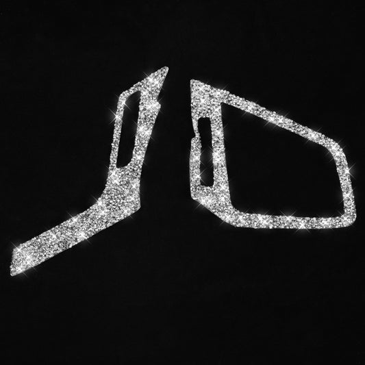 For Honda Civic 2016-2019 Car Left and Right Air Outlets Diamond Decorative Sticker, Left-hand Drive by buy2fix