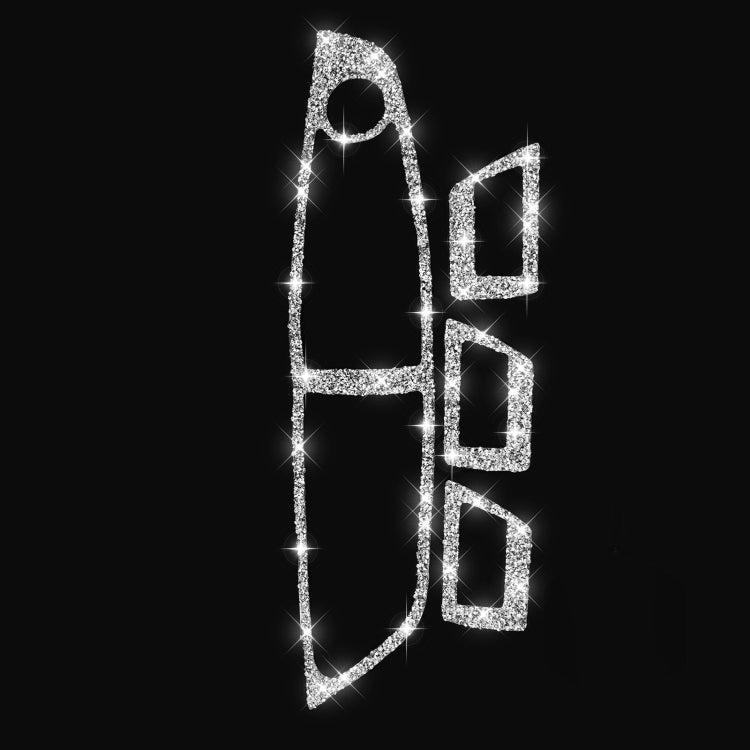 For BMW F10 5 Series 2011-2018 Car Window Lift Switch Diamond Decorative Sticker, Left-hand Drive by buy2fix