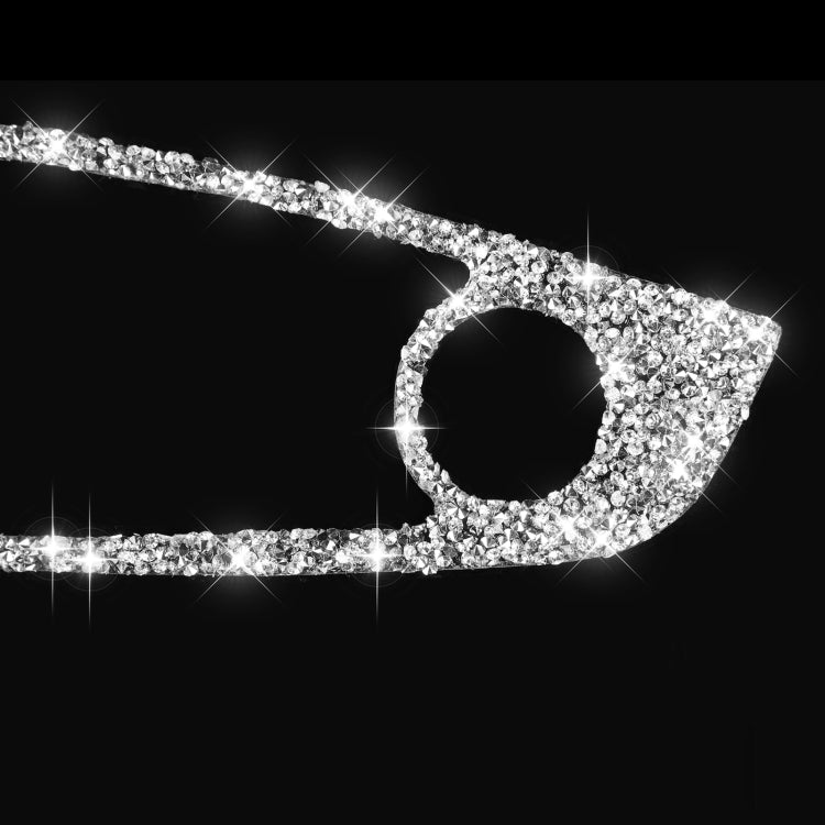 For BMW F10 5 Series 2011-2018 Car Window Lift Switch Diamond Decorative Sticker, Left-hand Drive by buy2fix