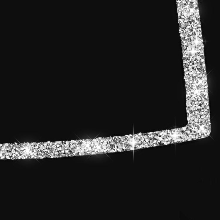 For BMW F07 2010-2016 Car Big Speaker Frame Diamond Decorative Sticker, Left and Right Drive by buy2fix