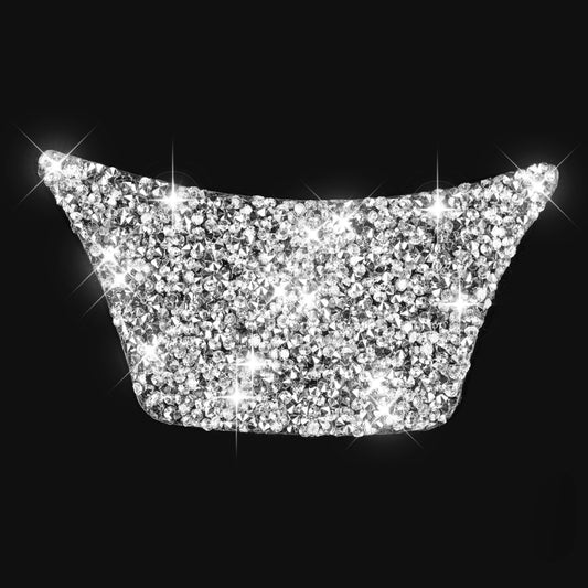 For BMW 5 Series 528 525li F10 F18 2011-2017 Car Steering Wheel A Diamond Decorative Sticker, Left and Right Drive by buy2fix