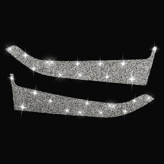 For Ford Mustang 2015-2020 Car Front Door Panel Diamond Decoration Sticker, Left and Right Drive by buy2fix