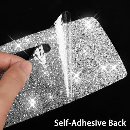 For Ford Mustang 2015-2020 Car Rear Door Panel Diamond Decoration Sticker, Left and Right Drive by buy2fix