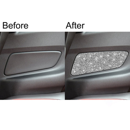 For Ford Mustang 2015-2020 Car Rear Door Panel Diamond Decoration Sticker, Left and Right Drive by buy2fix