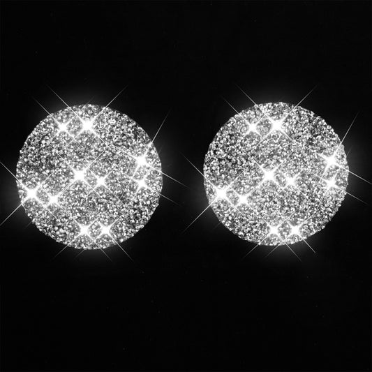 For Ford Mustang 2015-2020 Car Water Cup Holder Base Diamond Decoration Sticker, Left and Right Drive by buy2fix