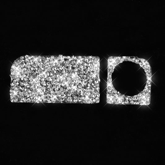 For Nissan 350Z 2003-2009 Car Rear Storage Box Lock Diamond Decorative Sticker, Right Drive by buy2fix