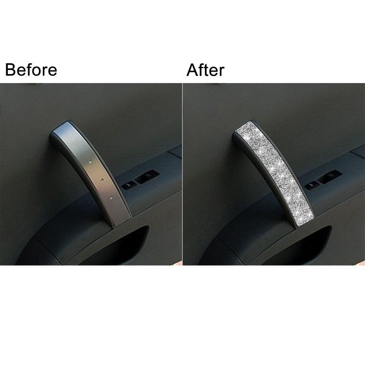 For Nissan 350Z 2003-2009 Car Passenger Side Door Handle Diamond Decorative Sticker, Left Drive by buy2fix