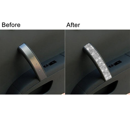 For Nissan 350Z 2003-2009 Car Passenger Side Door Handle Diamond Decorative Sticker, Right Drive by buy2fix