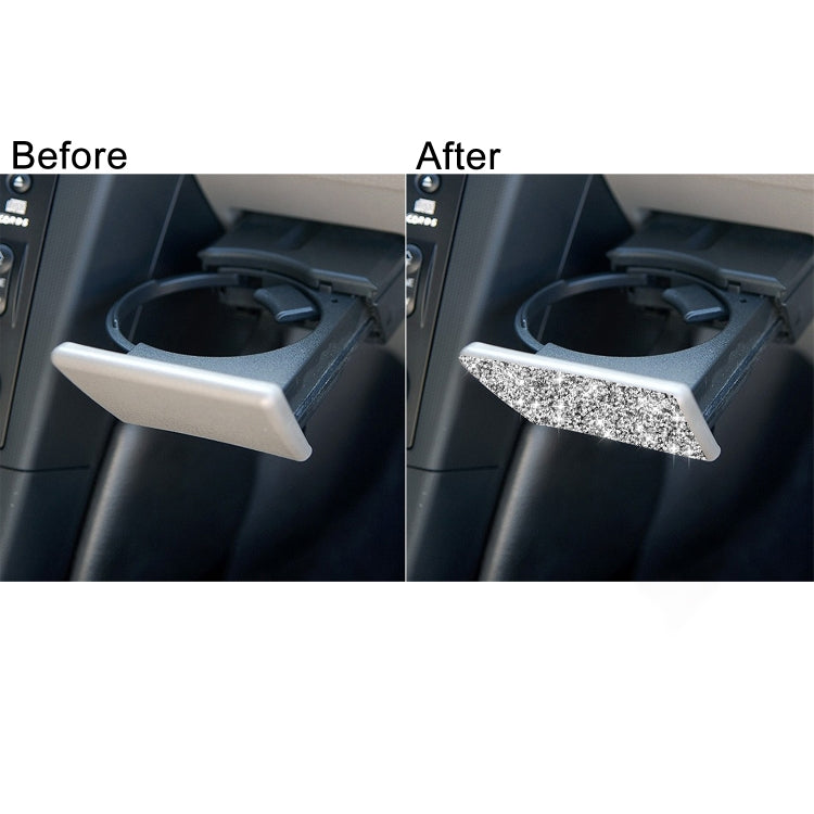 For Nissan 350Z 2003-2009 Car Passenger Storage Box Latch Diamond Decorative Sticker, Left Drive by buy2fix