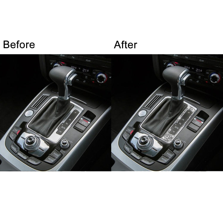 For Audi A4 / A5 / Q5 Car Gear Panel Diamond Decoration Sticker, Right Drive by buy2fix