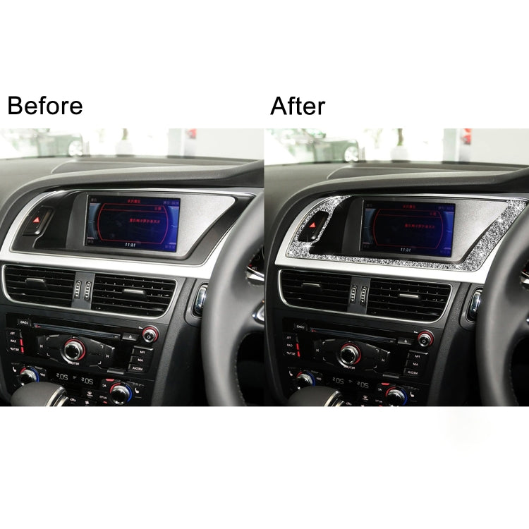 For Audi A4 / A5 / Q5 Car Navigation Outer Frame Diamond Decoration Sticker, Right Drive by buy2fix