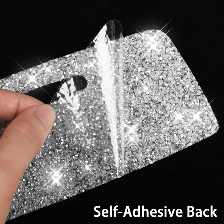 For Dodge Charger 2011-2014 Car Headlight Switch Diamond Decorative Sticker, Left-hand Drive by buy2fix