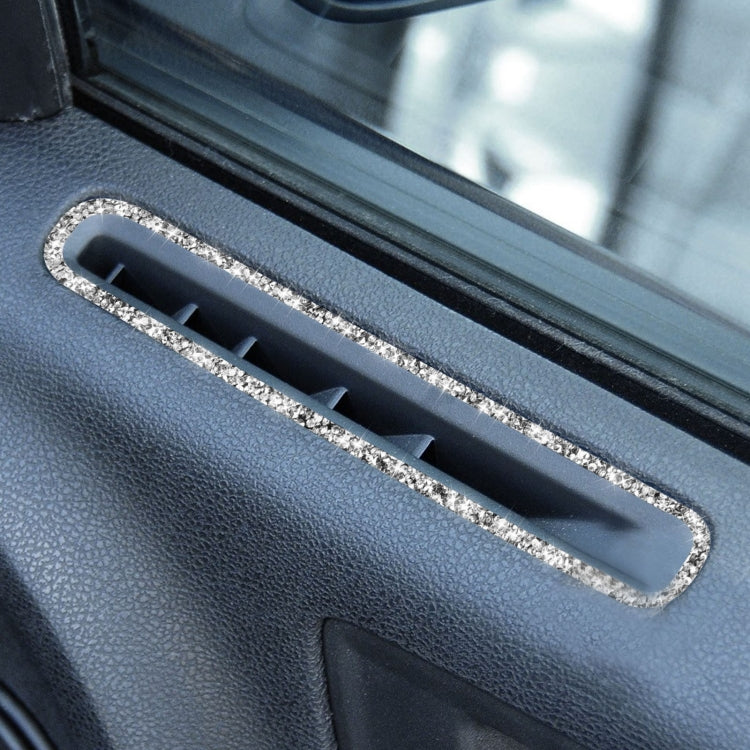 For Dodge Charger 2011-2014 Car Window Defogger Air Vent Diamond Decorative Sticker, Left-hand Drive by buy2fix