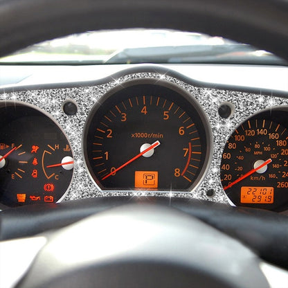 For Nissan 350Z 2006-2009 Car Speedometer Diamond Sticker,Left and Right Drive Universal by buy2fix