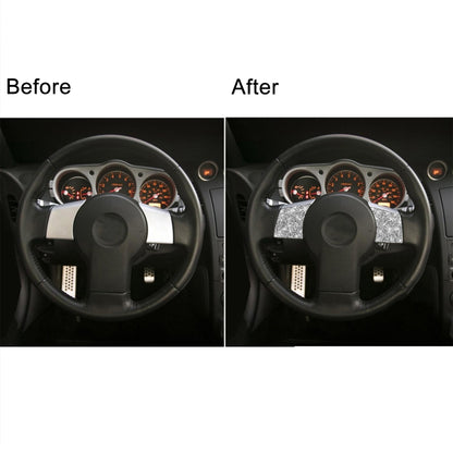 For Nissan 350Z 2006-2009 Car Steering Wheel Diamond Sticker,Left and Right Drive Universal by buy2fix
