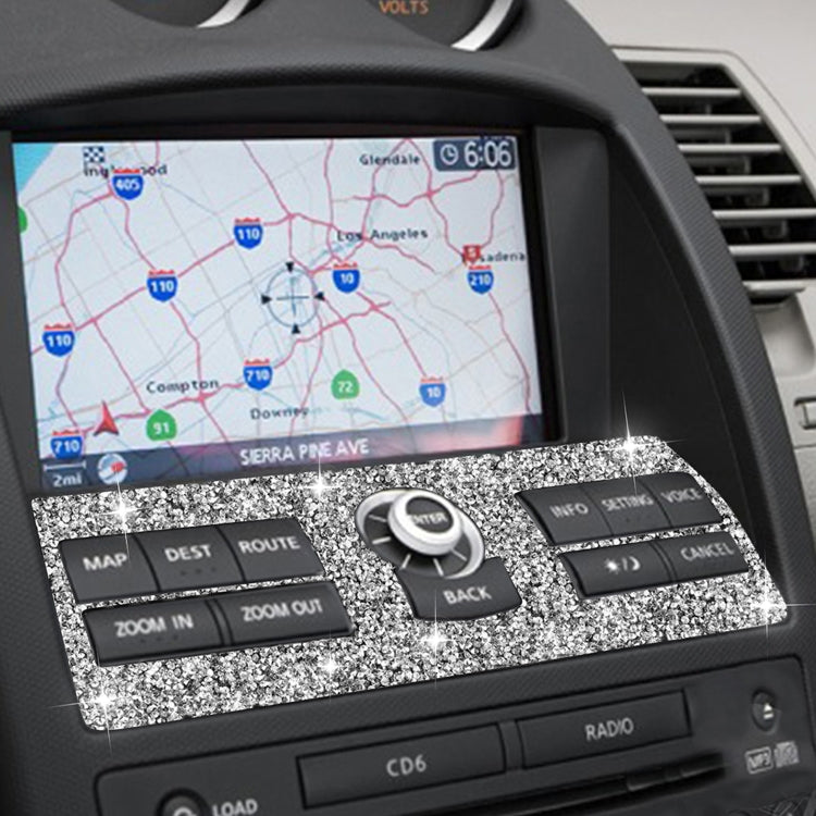 For Nissan 350Z 2006-2009 Car Navigation System Control Diamond Sticker,Left and Right Drive Universal by buy2fix