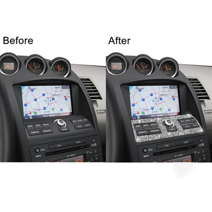 For Nissan 350Z 2006-2009 Car Navigation System Control Diamond Sticker,Left and Right Drive Universal by buy2fix