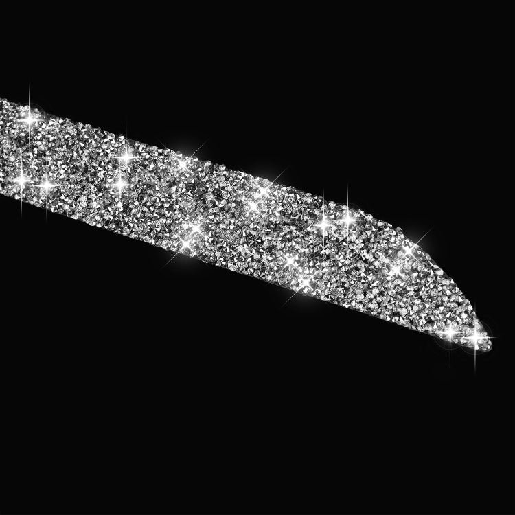 For Tesla Model X Car Exterior Door Handle Panel Diamond Sticker,Left and Right Drive Universal by buy2fix