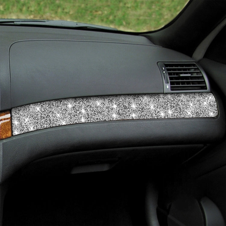 For BMW Series 3 E46 1998-2005 Car Copilot Central Control Diamond Decoration Sticker, Right Drive by buy2fix