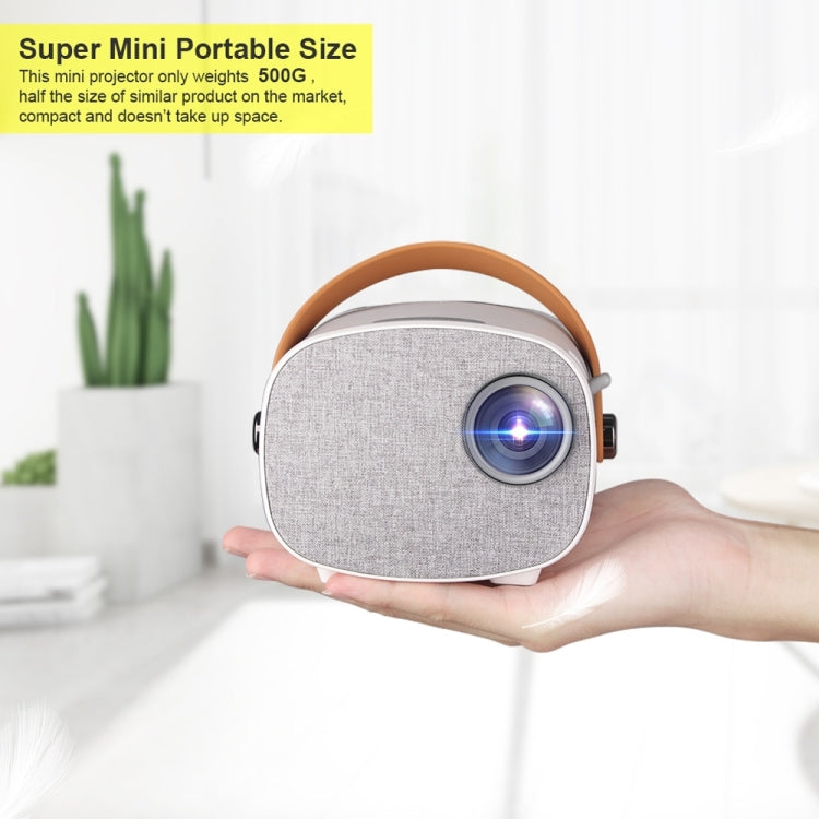 YG230 LED 1080P Mini Portable Projector Children Projector, Same Screen Version, Plug Type:EU Plug - Mini Projector by buy2fix | Online Shopping UK | buy2fix