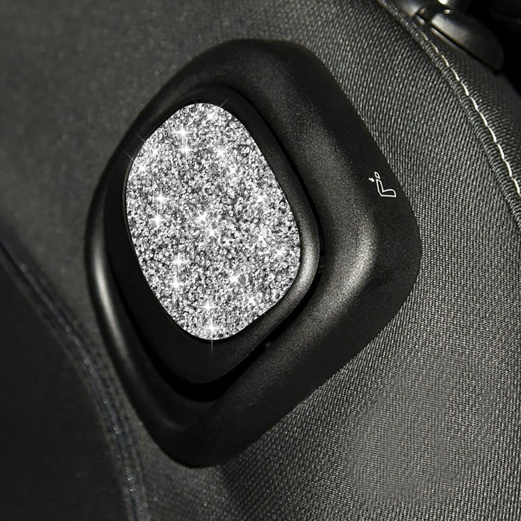 For BMW Mini One Cooper F56 Car Seat Back Handle Diamond Decoration Sticker by buy2fix