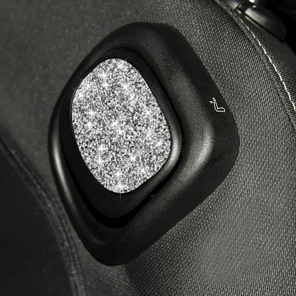 For BMW Mini One Cooper F56 Car Seat Back Handle Diamond Decoration Sticker by buy2fix