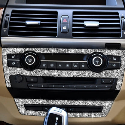 For BMW X5 E70 2008-2013 / X6 E71 2009-2014 Car Air Conditioner Set Diamond Decoration Sticker, Left and Right Drive by buy2fix