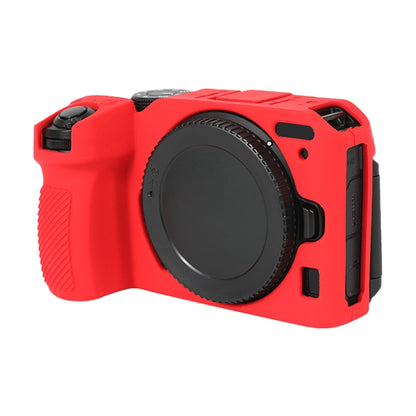 For Nikon Z 30 Soft Silicone Protective Case with Lens Cover(Red) by buy2fix