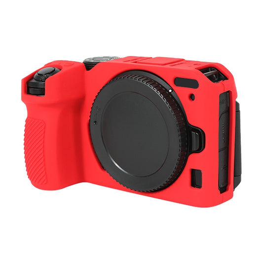 For Nikon Z 30 Soft Silicone Protective Case with Lens Cover(Red) by buy2fix