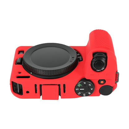 For Nikon Z 30 Soft Silicone Protective Case with Lens Cover(Red) by buy2fix