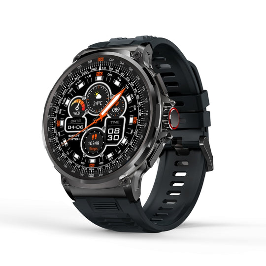 V69 IP68 BT5.0 1.85inch Smart Watch Support Voice Call / Sleep Detection(Black)