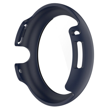 For Google Pixel Watch 2 PC + Tempered Film Integrated Watch Protective Case(Midnight Blue) by buy2fix
