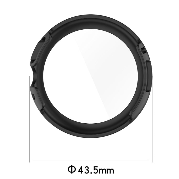 For Google Pixel Watch 2 PC + Tempered Film Integrated Watch Protective Case(Midnight Blue) by buy2fix