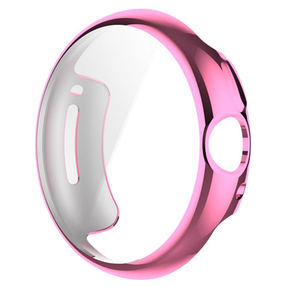 For Google Pixel Watch 2 Full Coverage TPU Electroplated Watch Protective Case(Pink) by buy2fix