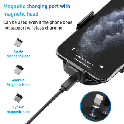 A7s Infrared lnduction Wireless Fast Charging Air Outlet Car Holder by buy2fix