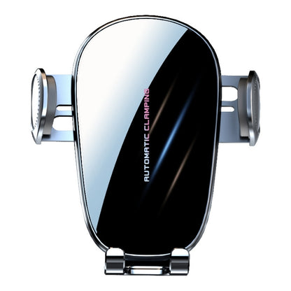 D6 Mechanical Locking Wireless Fast Charging Air Outlet Car Holder, Style:Standard by buy2fix