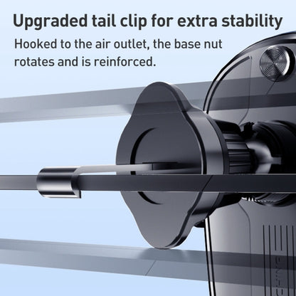 D6 Mechanical Locking Wireless Fast Charging Air Outlet Car Holder, Style:Standard by buy2fix