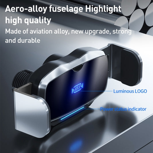 D7 Infrared lnduction Wireless Fast Charging Air Outlet Car Holder(Black) by buy2fix