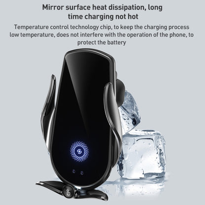 M2 Infrared lnduction Wireless Fast Charging Air Outlet Car Holder(Black) by buy2fix