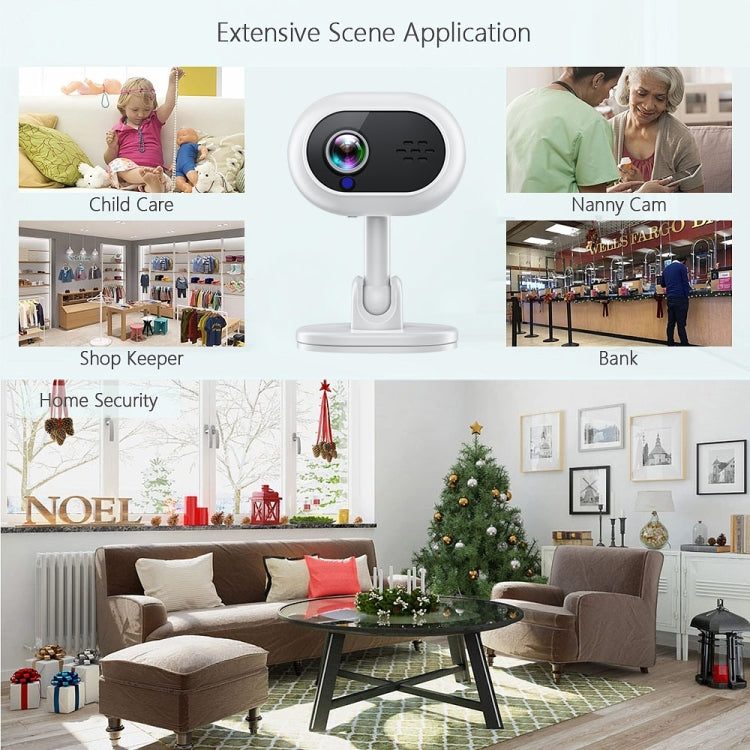 A4 1080P HD WiFi Smart Surveillance Camera Support Two-way Voice & Infrared Night Vision by buy2fix