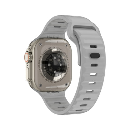iW9 Ultra 2.04 inch Screen Smart Call Watch, BT Call / Heart Rate / Blood Pressure / Blood Oxygen(Grey Gold) by buy2fix