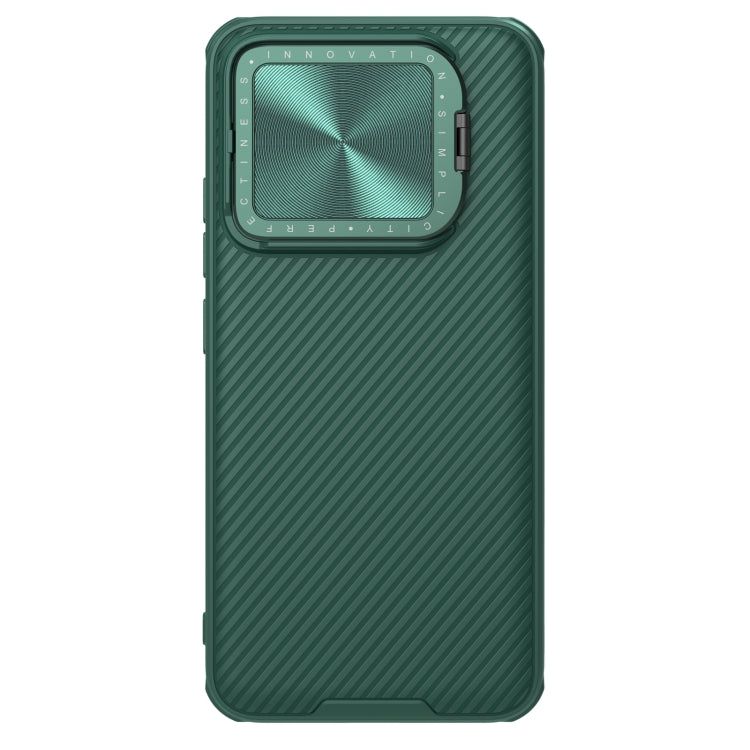 For Xiaomi 14 Pro NILLKIN Black Mirror Prop CD Texture Mirror MagSafe Magnetic Phone Case(Green) by NILLKIN