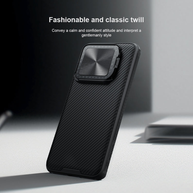 For Xiaomi 14 Pro NILLKIN Black Mirror Prop CD Texture Mirror MagSafe Magnetic Phone Case(Green) by NILLKIN