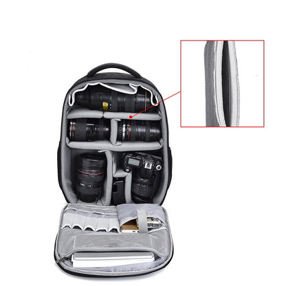 CADeN W9 Travel Lens Pouch Bag Drone Camera Backpack Bag(Black) by CADeN