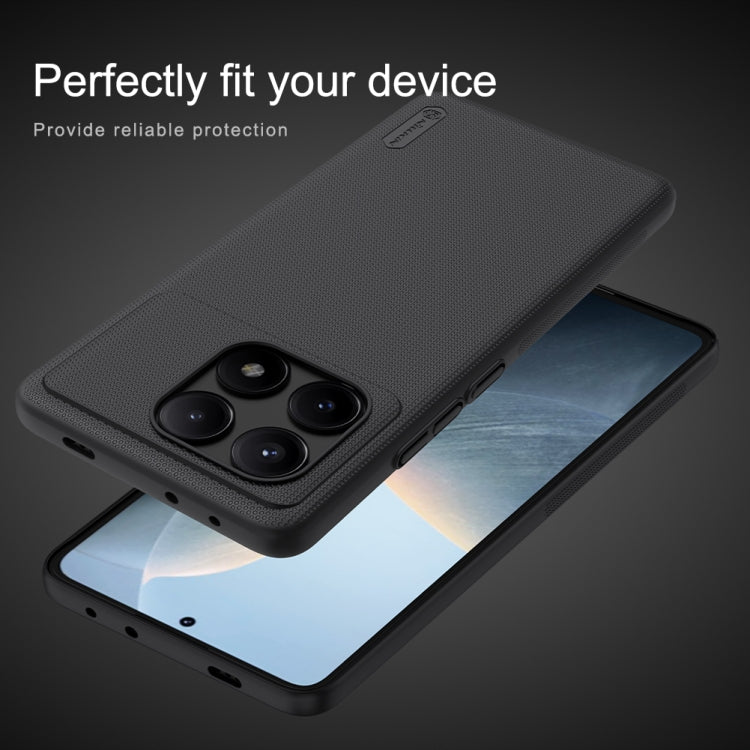 For Xiaomi Redmi K70E / Poco X6 Pro 5G NILLKIN Frosted PC Phone Case(Blue) - K70E Cases by NILLKIN | Online Shopping UK | buy2fix