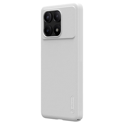 For Xiaomi Redmi K70E / Poco X6 Pro 5G NILLKIN Frosted PC Phone Case(White) - K70E Cases by NILLKIN | Online Shopping UK | buy2fix