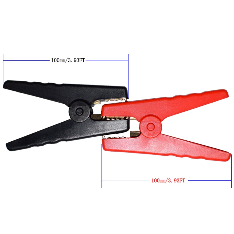 2pcs Car Emergency Start Power Supply Battery Ignition Clip with Pure Copper Crocodile Clip by buy2fix