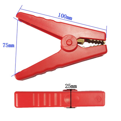 2pcs Car Emergency Start Power Supply Battery Ignition Clip with Pure Copper Crocodile Clip by buy2fix