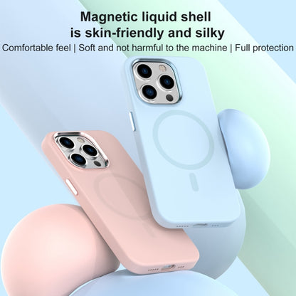 For iPhone 15 Pro Max Mutural Karen Series Liquid Silicone Magsafe Phone Case(Grey) - iPhone 15 Pro Max Cases by Mutural | Online Shopping UK | buy2fix